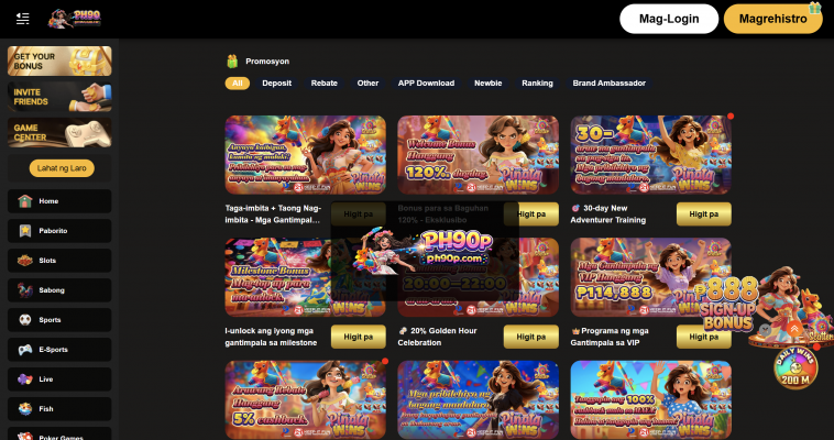 🎲 Wide Range of Games at ph90 casino